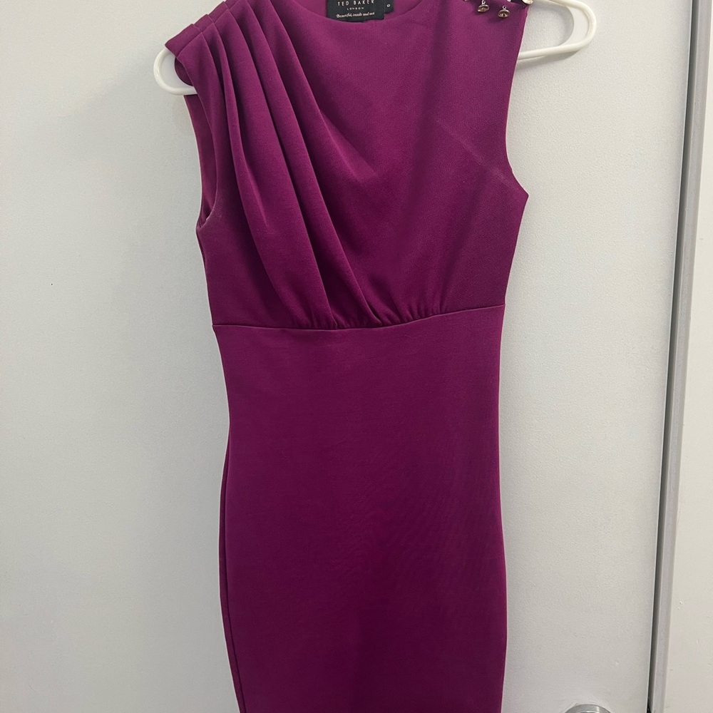 Ted Baker London Purple Mini Dress